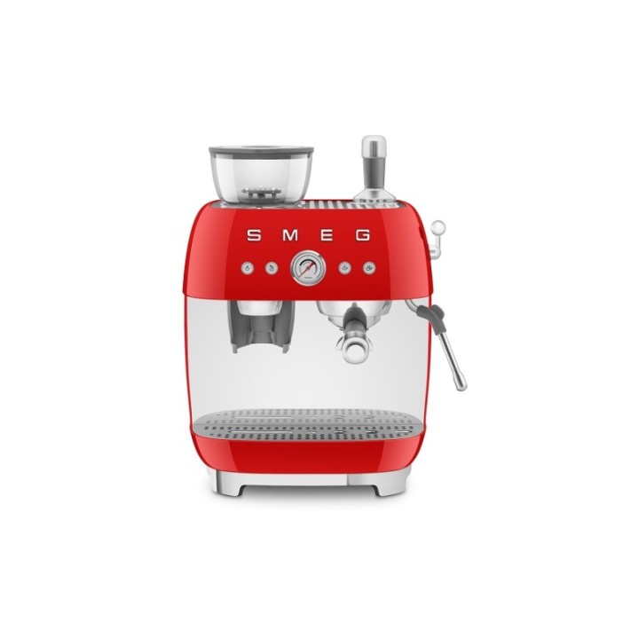 Smeg EGF03RDEU Manuel espressomaskine Inkl. Mælkekande & 1,5kg Rigtig Kaffe