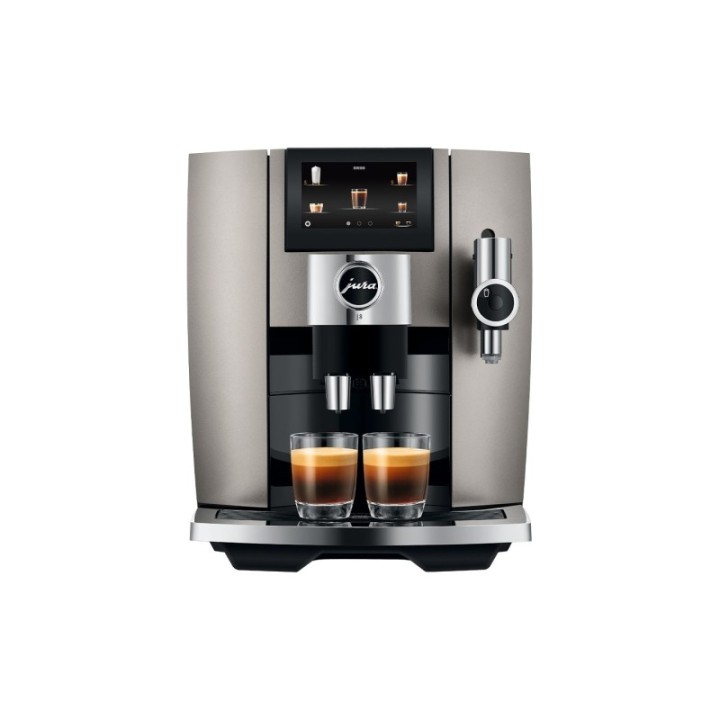 Jura J8 (EA) Inkl. Plejepakke, Mælkebeholder, Filter & 3 kg kaffe