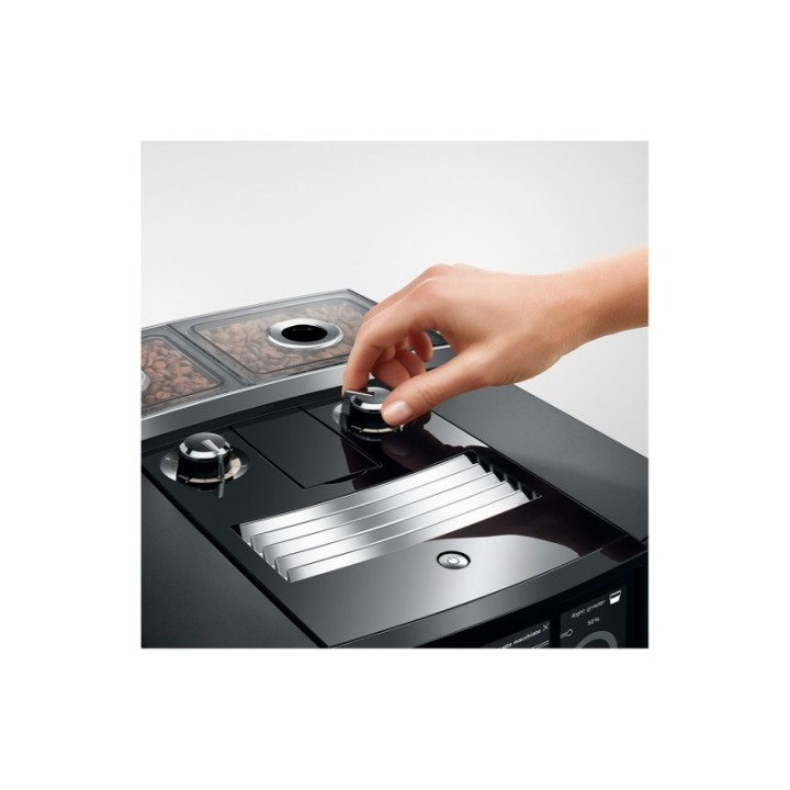 Jura J8 Twin (EA) Diamond Black Espressomaskine Inkl. Mælkebeholder, Pleje & Rigtig Kaffe