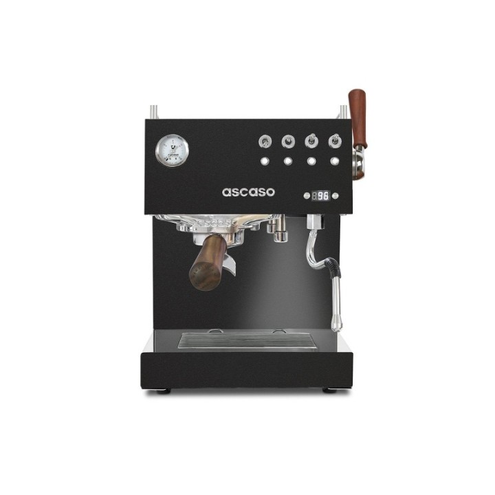Ascaso Steel Duo Plus Black Espressomaskine Inkl. Eureka Espressokværn & Cappuccinokopper