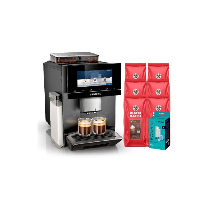 Siemens TQ907R05 EQ900 s700 Espressomaskine Inkl. 6kg Rigtig Kaffe & Pleje