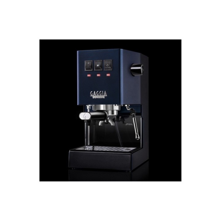 Gaggia Classic E24 Blå Espressomaskine Inkl. Eureka Mignon Perfetto & Baristaudstyr