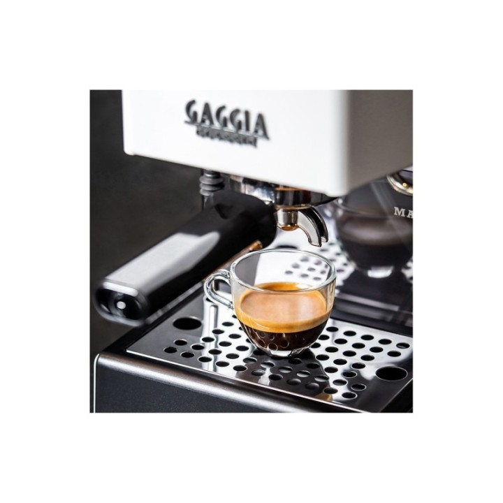 Gaggia Classic E24 Hvid Espressomaskine Inkl. Eureka Mignon Perfetto & Baristaudstyr