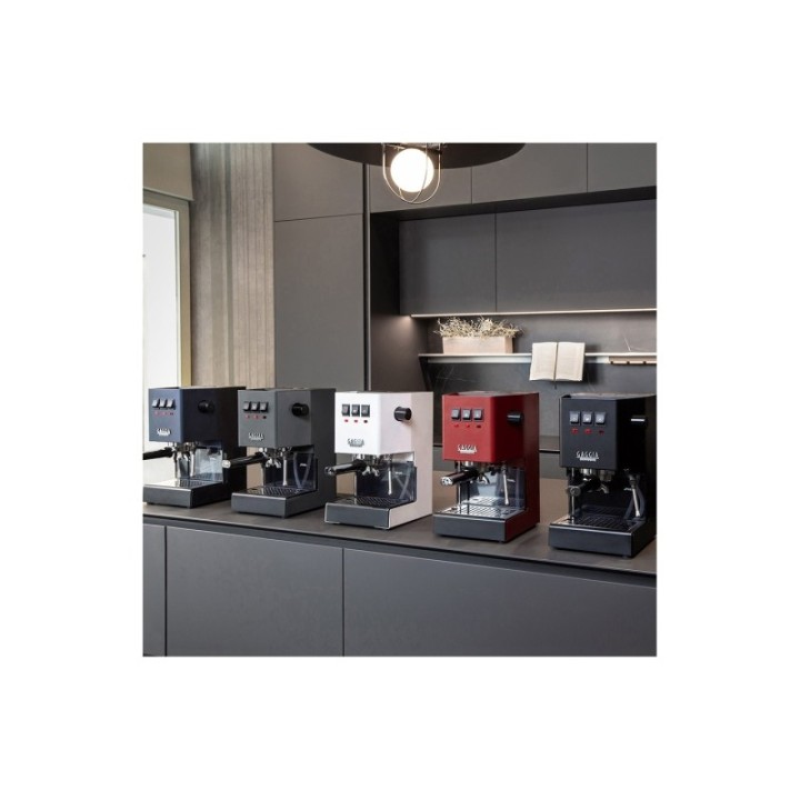 Gaggia Classic E24 Hvid Espressomaskine Inkl. Baristaudstyr