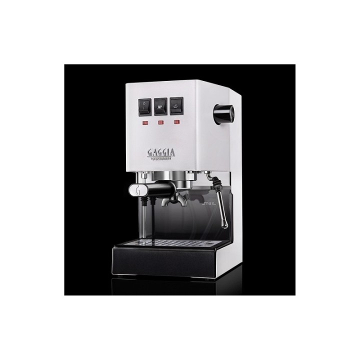 Gaggia Classic E24 Hvid Espressomaskine Inkl. Eureka Mignon Perfetto & Baristaudstyr