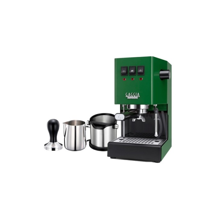 Gaggia Classic E24 Jungle Green Espressomaskine Inkl Baristaudstyr
