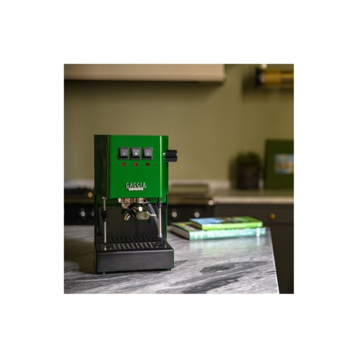 Gaggia Classic E24 Jungle Green Espressomaskine Inkl Baristaudstyr