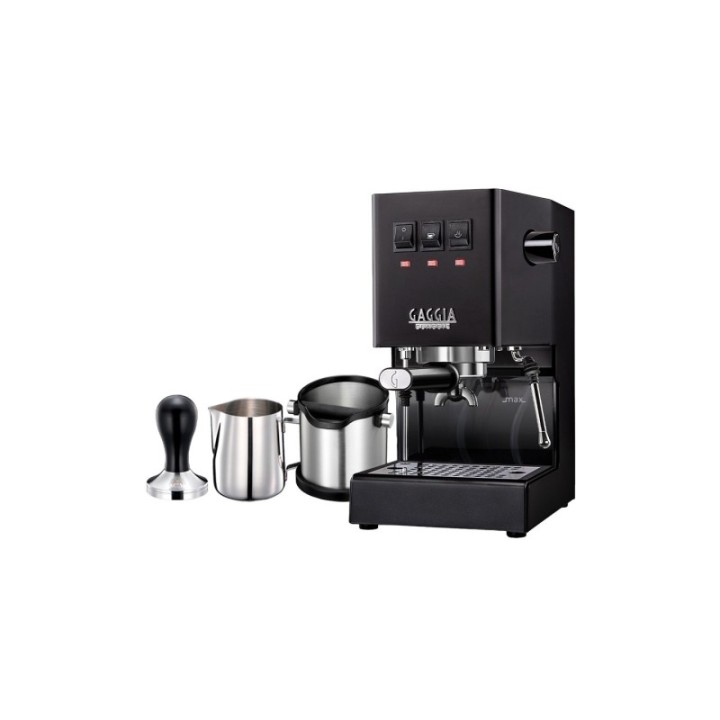 Gaggia Classic E24 Sort Espressomaskine Inkl. Baristaudstyr