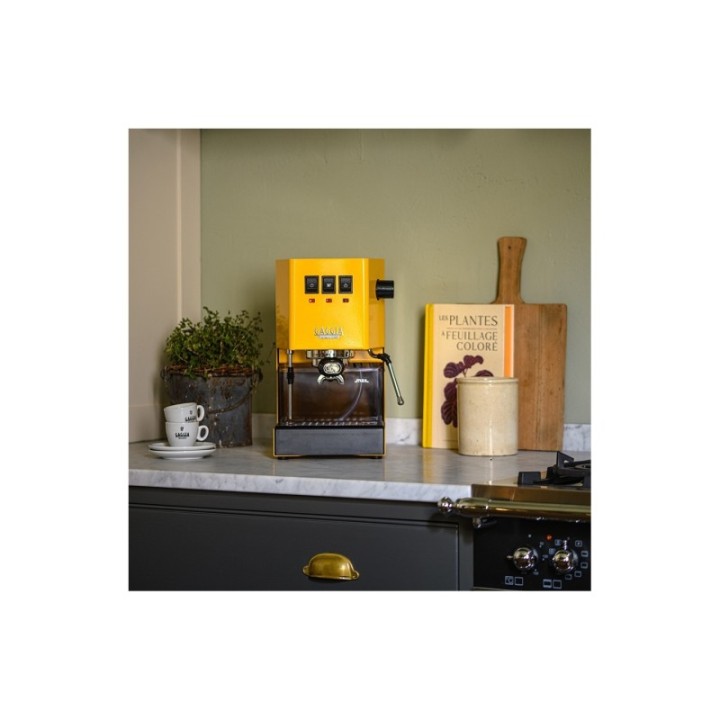 Gaggia Classic E24 Sunshine Yellow Espressomaskine Inkl. Baristaudstyr