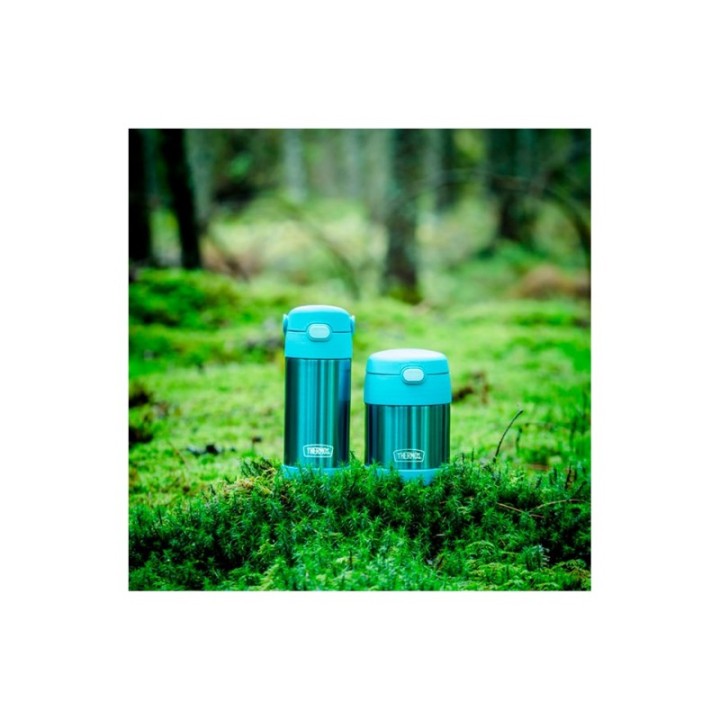 Thermos  Funtainer Drikkeflaske m. Sugerør 355 ml Teal