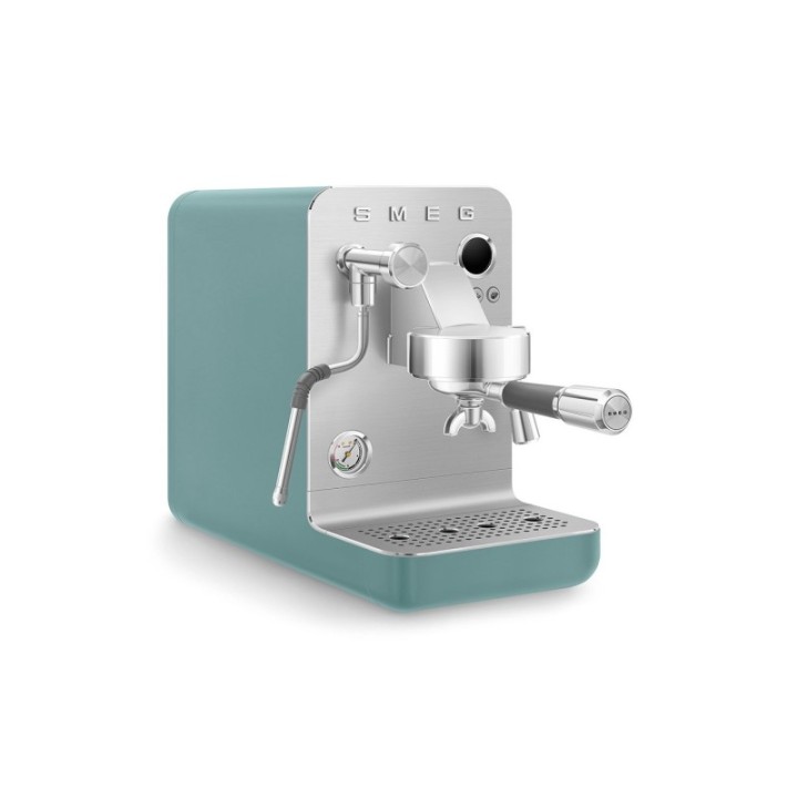 Smeg EMC02EGMEU Minipro Semiautomatisk Espressomaskine Emerald Green