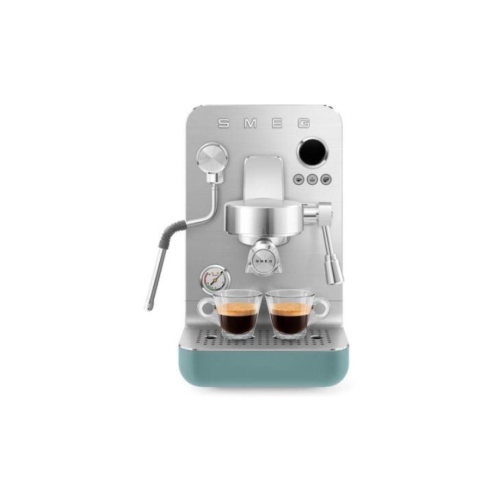 Smeg EMC02EGMEU Minipro Semiautomatisk Espressomaskine Emerald Green