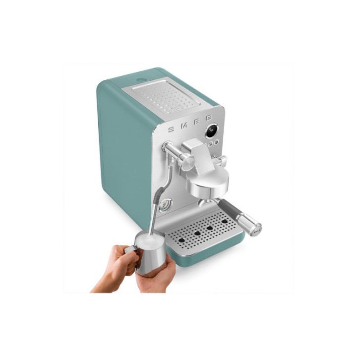 Smeg EMC02EGMEU Minipro Semiautomatisk Espressomaskine Emerald Green