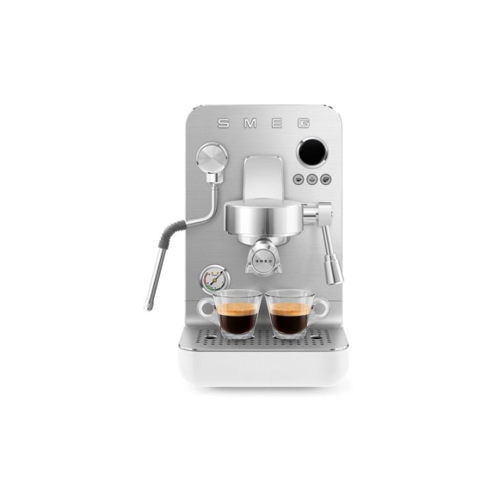 Smeg EMC02WHMEU Minipro Semiautomatisk Espressomaskine Hvid