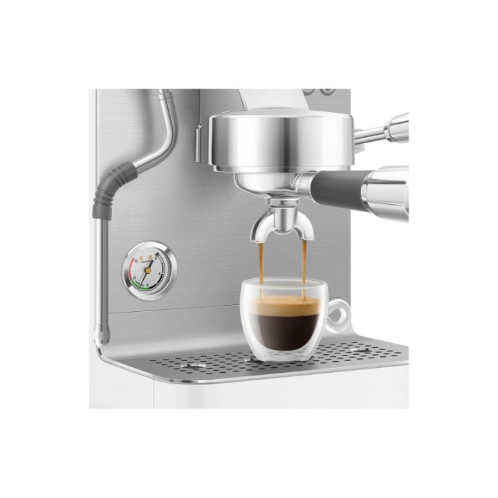 Smeg EMC02WHMEU Minipro Semiautomatisk Espressomaskine Hvid