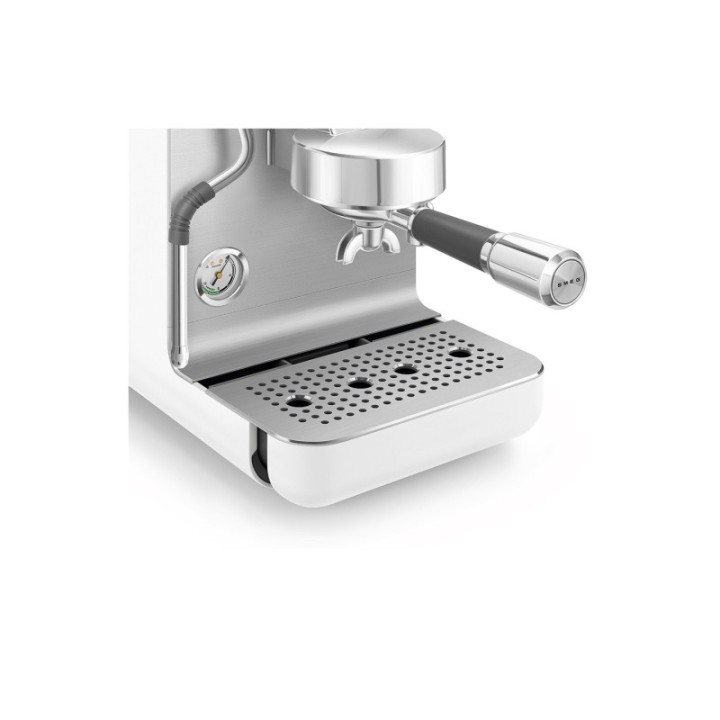 Smeg EMC02WHMEU Minipro Semiautomatisk Espressomaskine Hvid