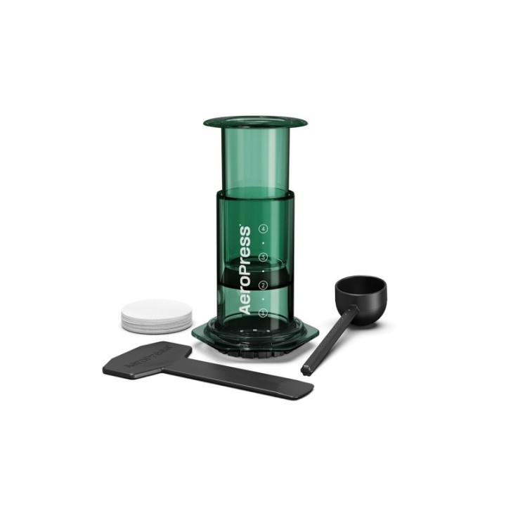 AeroPress Clear Grøn Rejsebrygger
