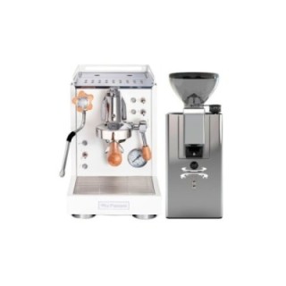 La Pavoni Mini Cellini LPSMCW01EU Inkl. La Pavoni New Kube Espressokværn