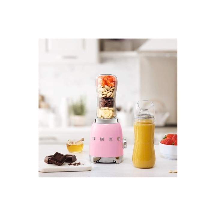 Smeg PBF01PKEU Personal Blender Lyserød