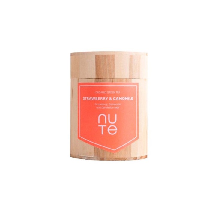 NUTE Strawberry & Camomile Økologisk 100 g Te
