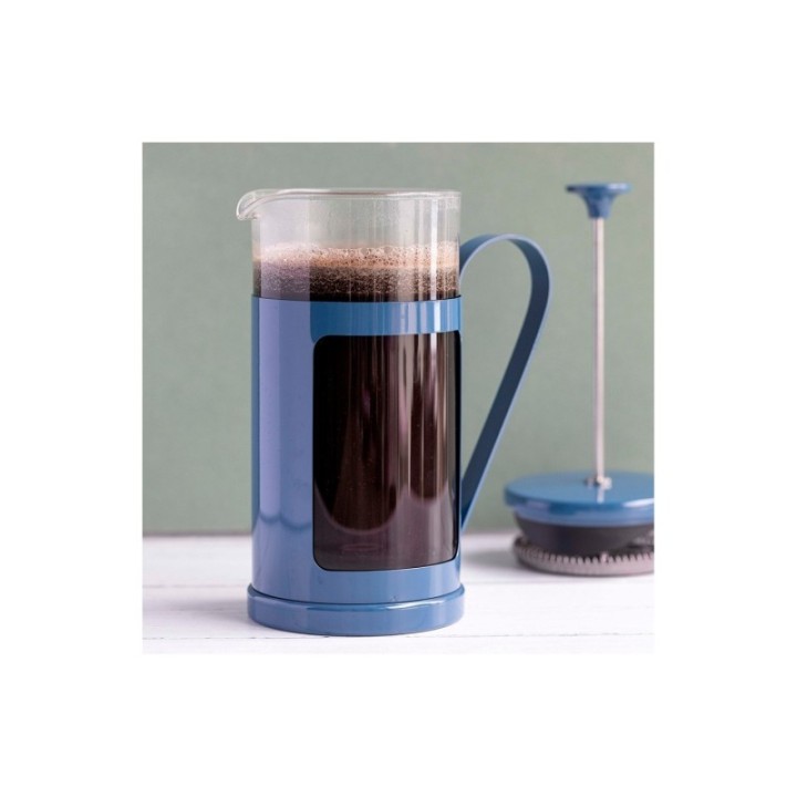 La Cafetière Monaco 8 Kop. Stempelkande Marineblå