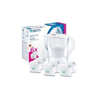 BRITA Marella 2,4L Hvid Inkl. 6 stk Maxtra Pro Filter