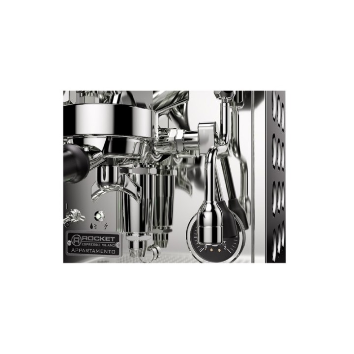 Rocket Appartamento TCA Stål/sort Espressomaskine
