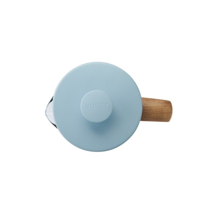 La Cafetière Pisa 8 Kop. Stempelkande Himmelblå