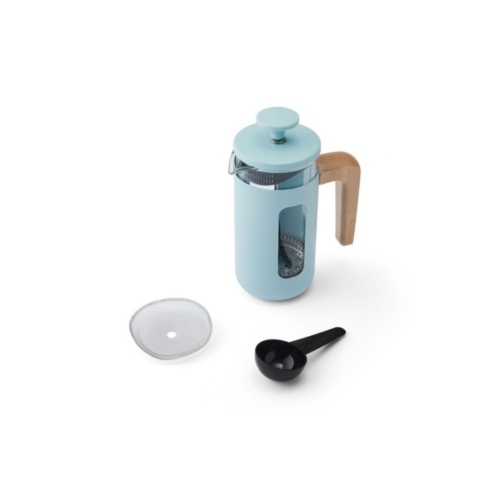 La Cafetière Pisa 3 Kop. Stempelkande Himmelblå