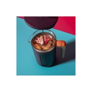 La Cafetière Pisa 8 Kop. Stempelkande Lilla