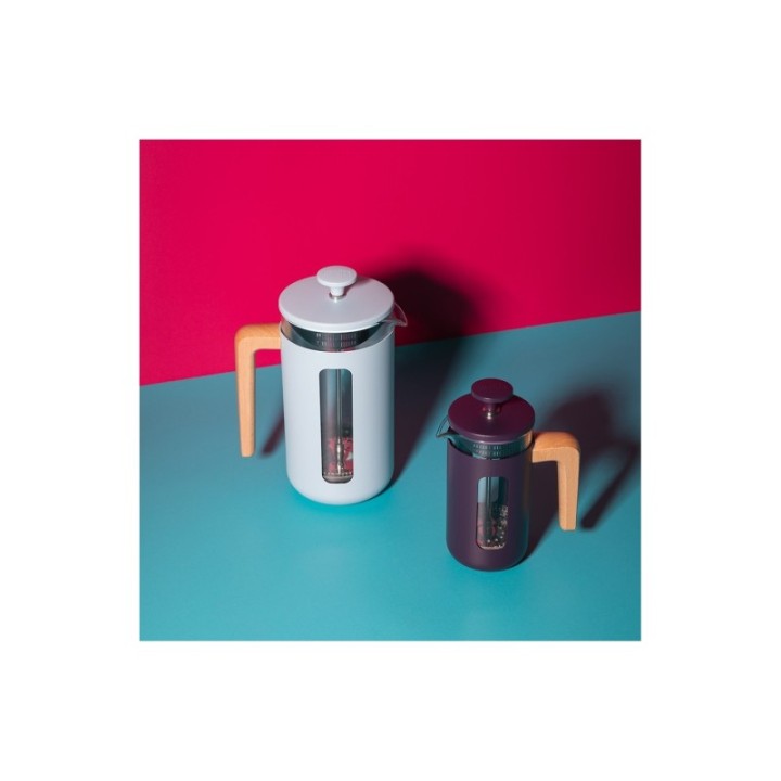 La Cafetière Pisa 3 Kop. Stempelkande Lilla