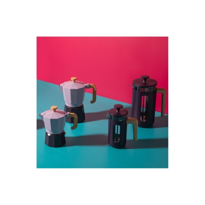 La Cafetière Pisa 3 Kop. Stempelkande Lilla