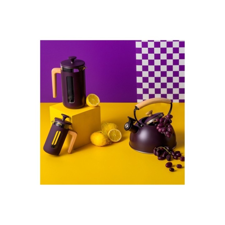 La Cafetière Pisa 8 Kop. Stempelkande Lilla