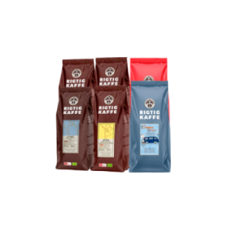 Rigtig Kaffe Brun Serie & Crema Intenso Mixpakke 3,4kg Kaffebønner