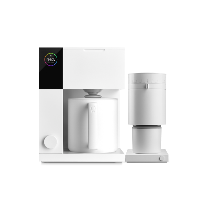 Fellow Aiden Filter Kaffemaskine Hvid Inkl. Fellow Opus Espressokværn Hvid