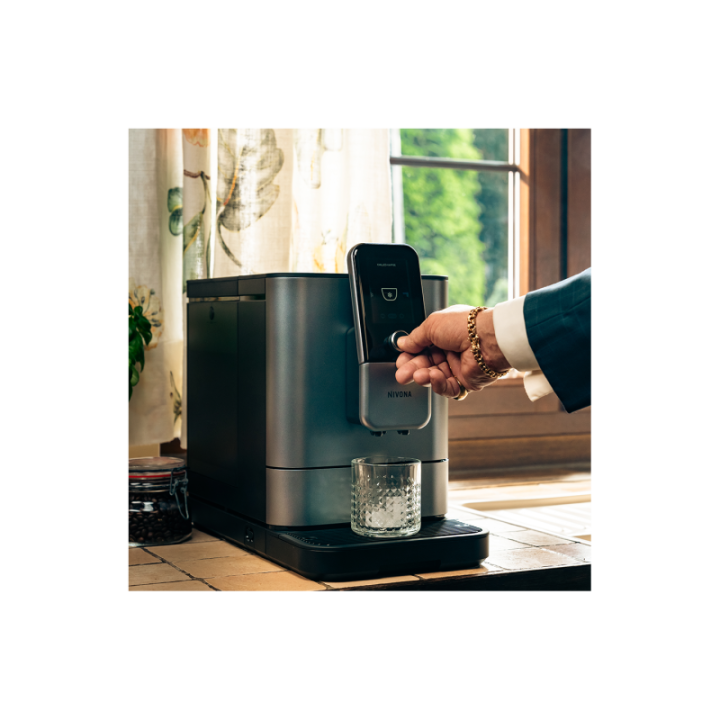 Nivona NIVO 8107 Pearl Blue Inkl. Afkalkning, Kalkfilter, Rens & Kaffe