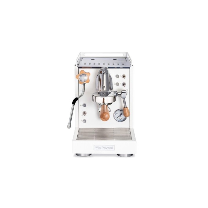 La Pavoni Mini Cellini LPSMCW01EU Inkl. Prosumer Chrome LPGGRI01EU kværn