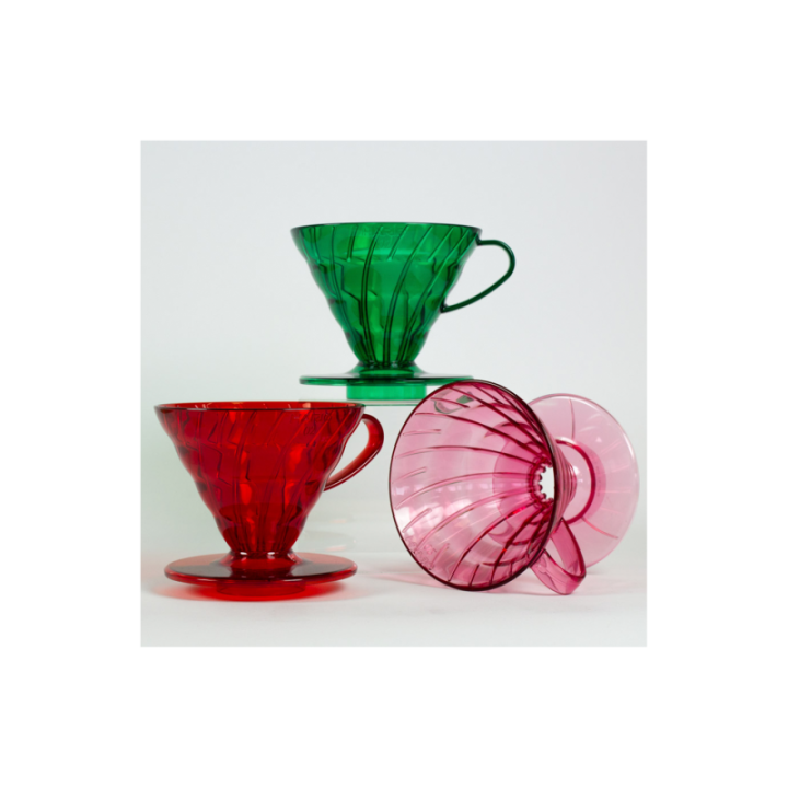 Hario V60 Dripper Pink 2 Kop. Inkl. Filtre