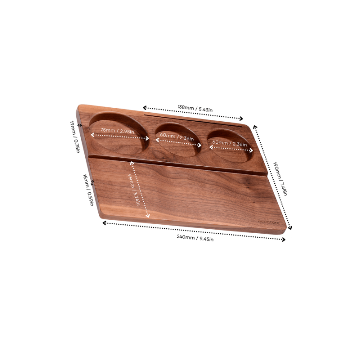 Normcore Tampermåtte Valnøddetræ