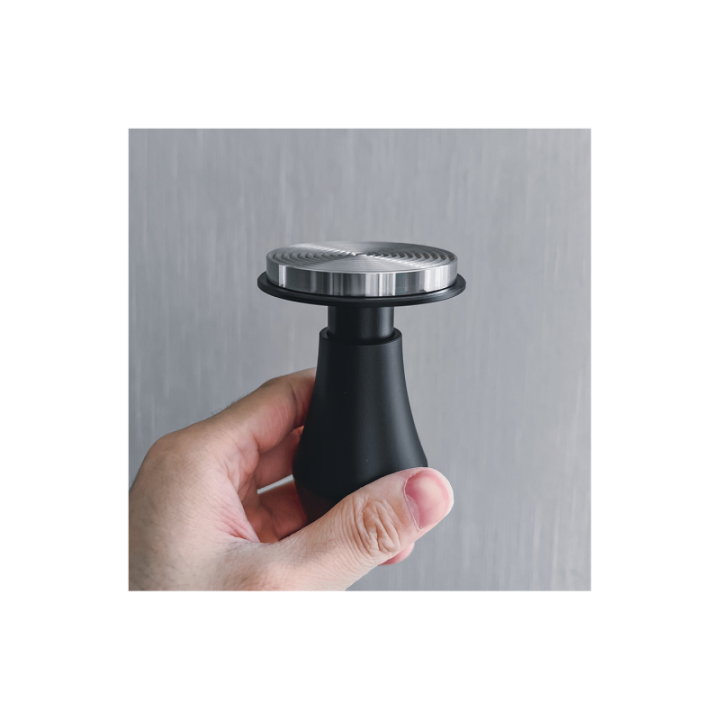 Normcore V4 Tamper med Fjeder & Riller 58 mm Sort