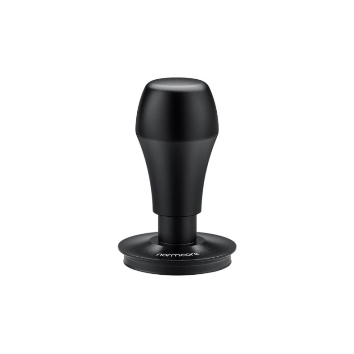 Normcore V4 Tamper med Fjeder, Riller & Titaniumsbelægning 58 mm Sort