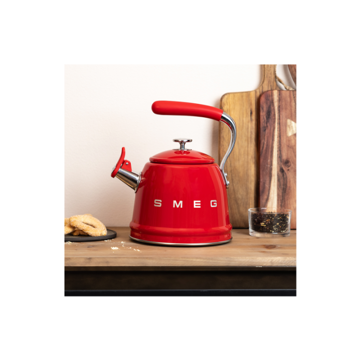 Smeg WKF01RD Fløjtekedel 2,3 L Rød