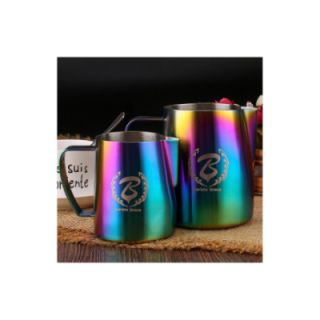 Barista Space Sandy Rainbow Mælkekande 0,45L Titanium