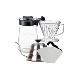Hario Pegasus 03 Server Inkl. Filtre 03, Dripper 03 & V60 kedel 1 L