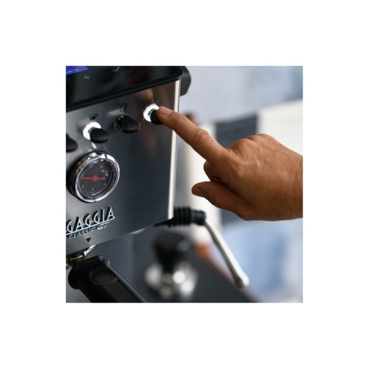 Gaggia Classic GT Inkl. MDF 55 Espressokværn & House of Barista Knockbox