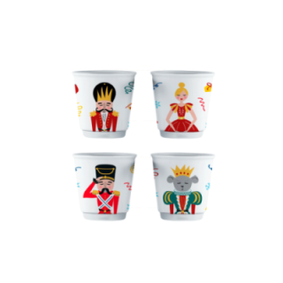 Bialetti Nøddeknækkeren Espressokopper 4 Stk