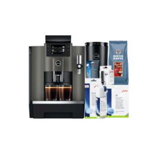 Jura WE8 (EA) Espressomaskine Inkl. 2,5L Cooler, Pleje & 6kg Kaffe