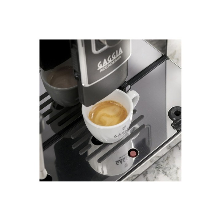 Gaggia Accademia Inkl. Mælkekande 0,5L & 5x400g Rigtig Kaffe Organic