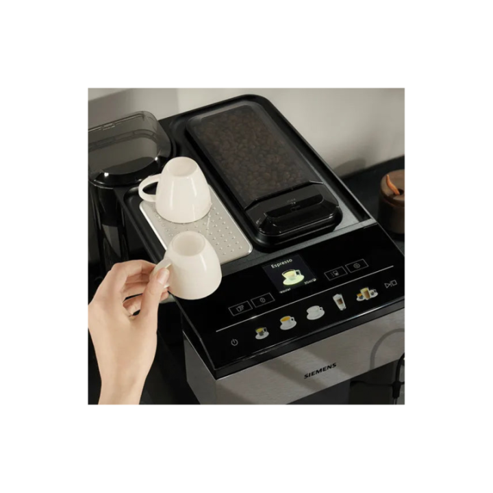 Siemens TP517R03 EQ500 Inkl. Mælkebeholder, Plejepakke & 2kg Crema Intenso