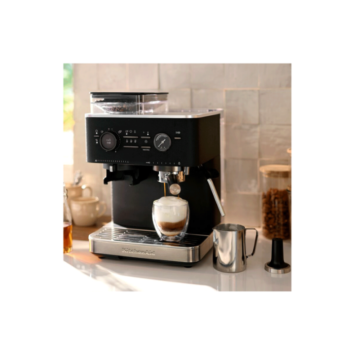 KitchenAid Semiautomatisk Espressomaskine Inkl. Kværn Cast Iron Black